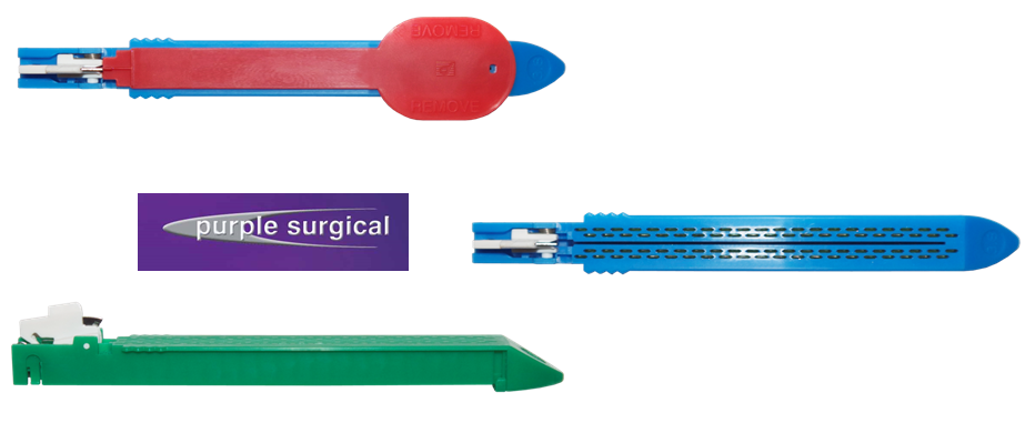Recarga para engrapadora lineal cortante Cartuchos para engrapadora gia 60 - 80 -  100 Ultimate Marca Purple Surgical